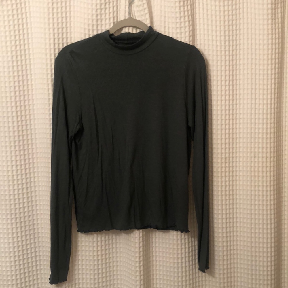 green turtleneck